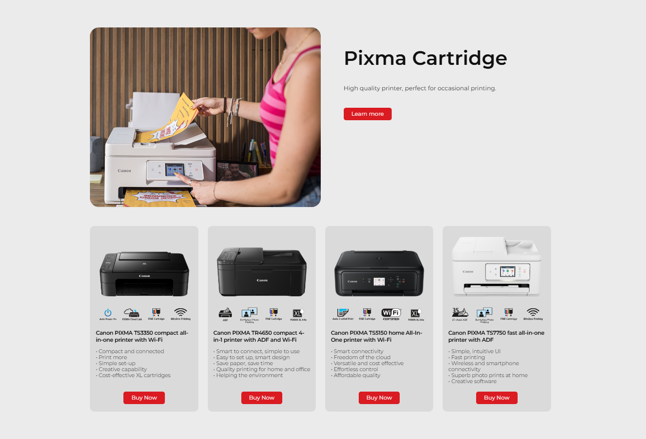 Canon printers